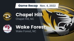 Recap: Chapel Hill  vs. Wake Forest  2022