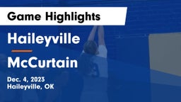 Haileyville  vs McCurtain   Game Highlights - Dec. 4, 2023