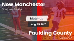 Matchup: New Manchester High vs. Paulding County  2017