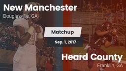 Matchup: New Manchester High vs. Heard County  2017