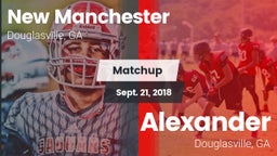 Matchup: New Manchester High vs. Alexander  2018
