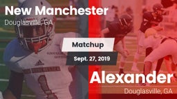 Matchup: New Manchester High vs. Alexander  2019