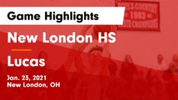 New London HS vs Lucas  Game Highlights - Jan. 23, 2021