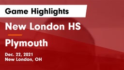 New London HS vs Plymouth  Game Highlights - Dec. 22, 2021