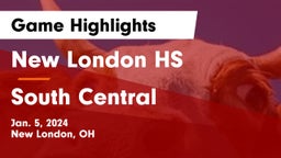 New London HS vs South Central  Game Highlights - Jan. 5, 2024