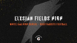 White Oak football highlights Elysian Fields High