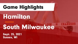Hamilton  vs South Milwaukee  Game Highlights - Sept. 25, 2021
