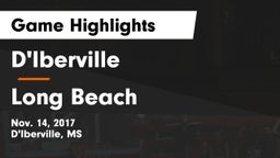 D'Iberville  vs Long Beach  Game Highlights - Nov. 14, 2017
