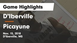 D'Iberville  vs Picayune  Game Highlights - Nov. 15, 2018