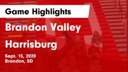 Brandon Valley  vs Harrisburg  Game Highlights - Sept. 15, 2020