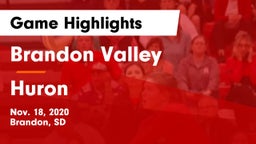 Brandon Valley  vs Huron  Game Highlights - Nov. 18, 2020