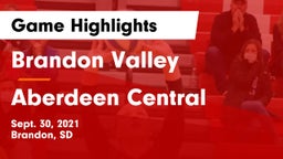 Brandon Valley  vs Aberdeen Central  Game Highlights - Sept. 30, 2021