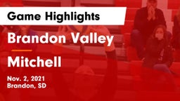 Brandon Valley  vs Mitchell  Game Highlights - Nov. 2, 2021