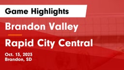 Brandon Valley  vs Rapid City Central  Game Highlights - Oct. 13, 2023