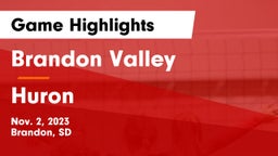 Brandon Valley  vs Huron  Game Highlights - Nov. 2, 2023