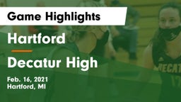 Hartford  vs Decatur High  Game Highlights - Feb. 16, 2021