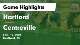 Hartford  vs Centreville  Game Highlights - Feb. 19, 2021