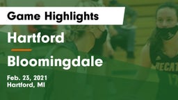 Hartford  vs Bloomingdale  Game Highlights - Feb. 23, 2021