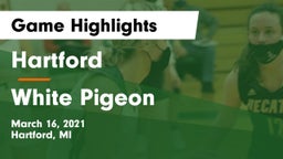 Hartford  vs White Pigeon  Game Highlights - March 16, 2021