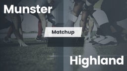 Matchup: Munster  vs. Highland  2016