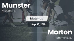 Matchup: Munster  vs. Morton  2016