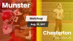 Matchup: Munster  vs. Chesterton  2017
