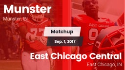 Matchup: Munster  vs. East Chicago Central  2017