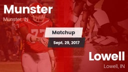 Matchup: Munster  vs. Lowell  2017