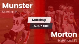 Matchup: Munster  vs. Morton  2018