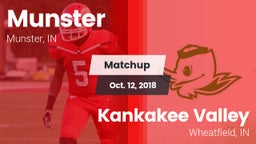 Matchup: Munster  vs. Kankakee Valley  2018