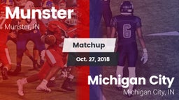 Matchup: Munster  vs. Michigan City  2018