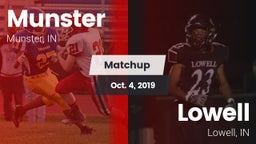 Matchup: Munster  vs. Lowell  2019