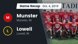 Recap: Munster  vs. Lowell  2019
