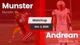 Matchup: Munster  vs. Andrean  2020