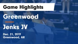 Greenwood  vs Jenks JV Game Highlights - Dec. 21, 2019