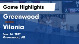 Greenwood  vs Vilonia  Game Highlights - Jan. 14, 2022