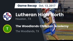 Recap: Lutheran High North  vs. The Woodlands Christian Academy  2017