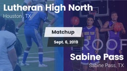 Matchup: Lutheran High North  vs. Sabine Pass  2019