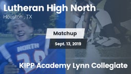 Matchup: Lutheran High North  vs. KIPP Academy Lynn Collegiate 2019