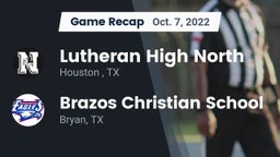Recap: Lutheran High North  vs. Brazos Christian School 2022