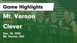 Mt. Vernon  vs Clever  Game Highlights - Dec. 28, 2020