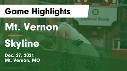 Mt. Vernon  vs Skyline  Game Highlights - Dec. 27, 2021