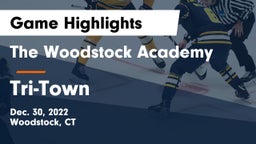 The Woodstock Academy vs Tri-Town Game Highlights - Dec. 30, 2022