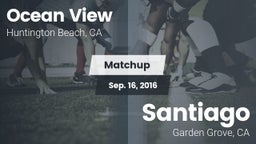 Matchup: Ocean View High vs. Santiago  2016