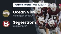 Recap: Ocean View  vs. Segerstrom  2017