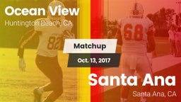 Matchup: Ocean View High vs. Santa Ana  2017