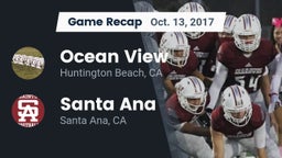 Recap: Ocean View  vs. Santa Ana  2017
