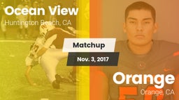 Matchup: Ocean View High vs. Orange  2017