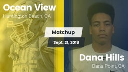 Matchup: Ocean View High vs. Dana Hills  2018