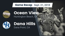 Recap: Ocean View  vs. Dana Hills  2018